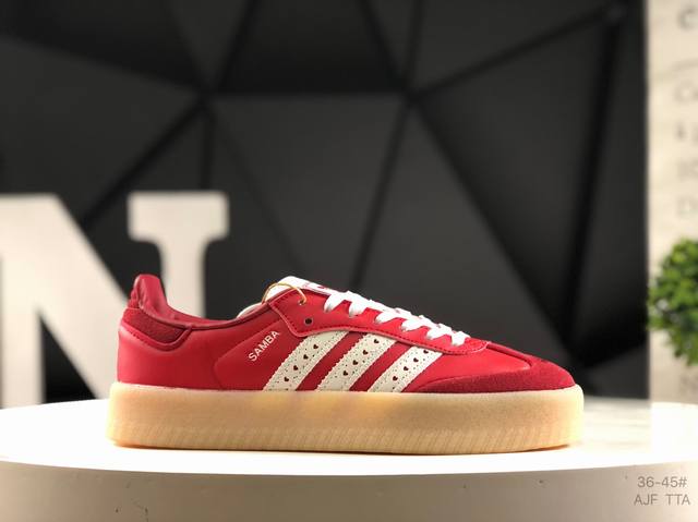 genuine label with half size Adidas Samba Valentine Samba thick-soled series Ger