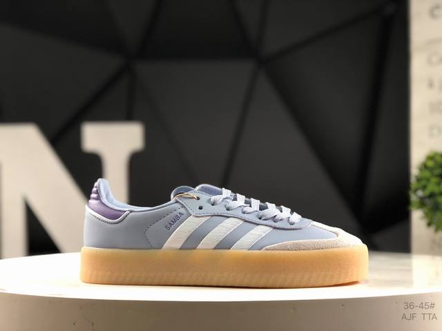 genuine label with half size Adidas Samba Valentine Samba thick-soled series Ger