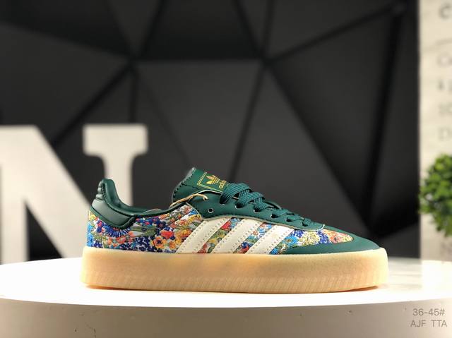 genuine label with half size Adidas Samba Valentine Samba thick-soled series Ger