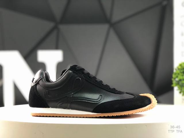 Loewe Ballet Runner Sneakers, a retro-inspired Forrest Gump-inspired, thin-soled