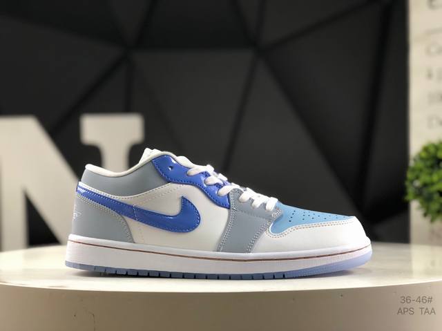 Nike Air Jordan 1 Low Seaj1 Joe 1 low-top cultural basketball shoes are currentl