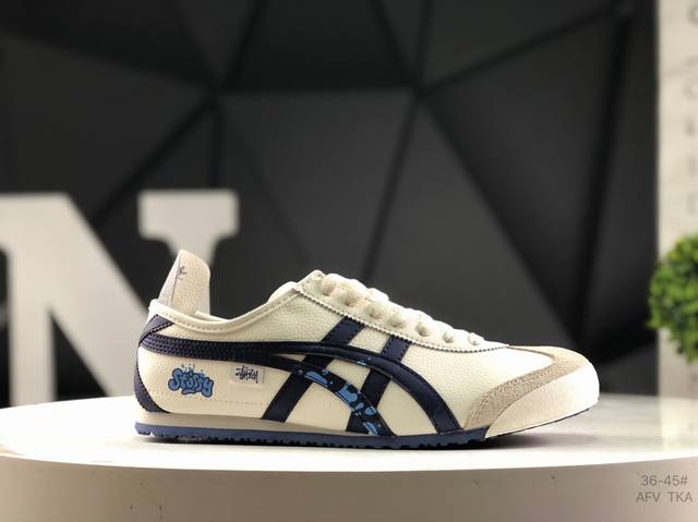 Asics Onitsuka Tiger Asics leather surface original four-link tag midsole cardbo