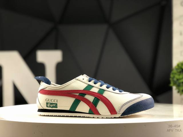 Asics Onitsuka Tiger Asics leather surface original four-link tag midsole cardbo