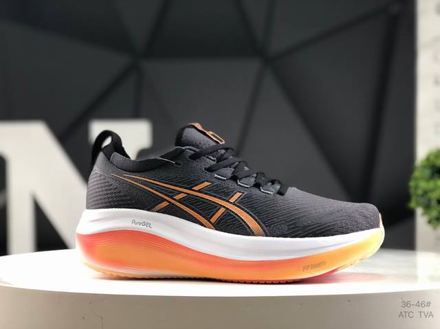 Asics Gel-Nimbus 27 Asics summer mesh running shoes The upper adopts a double-la