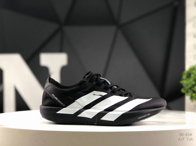 adidas Adizero Eva Sl M Black and White Zero Evolution Edition low-top, lightwei