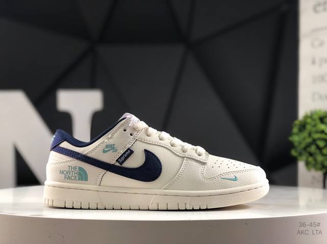 Overseas hit limited edition! High-end custom Nike SB Dunk Low "The North Face S