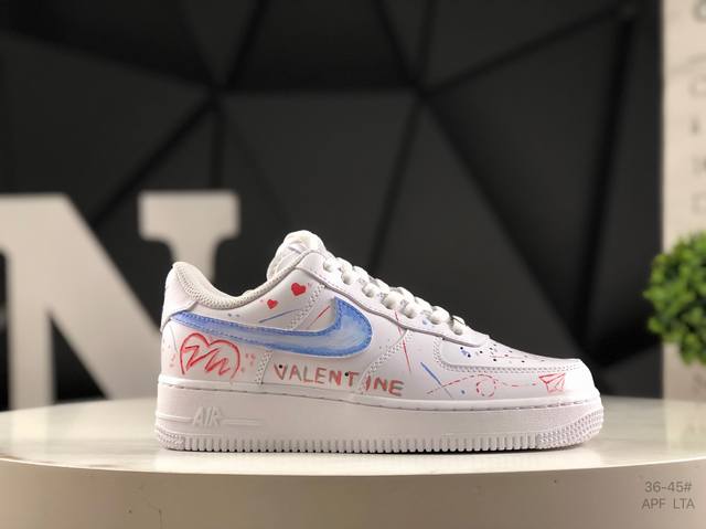 company-level with half size Nike Air Force 1 Low'07 Air Force One low-top casua