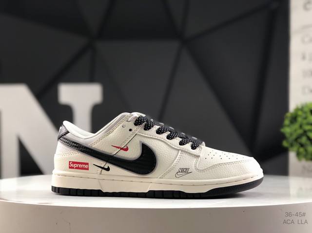 Overseas hit limited edition! Nike SB Dunk Low "Supreme co-branded classic black