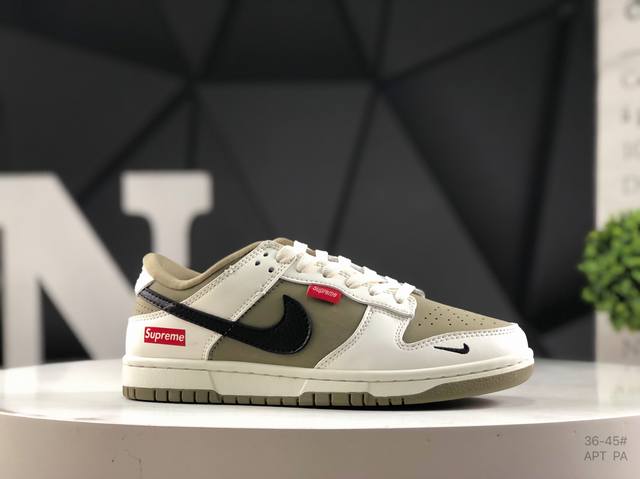 Nike SB Dunk Low low-top casual sneakers, custom shoe box, large factory pure or