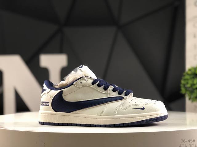 Nike Air Jordan 1 X Travis Scott Aj1 inverted hook Joe One inverted hook 'DIY' c