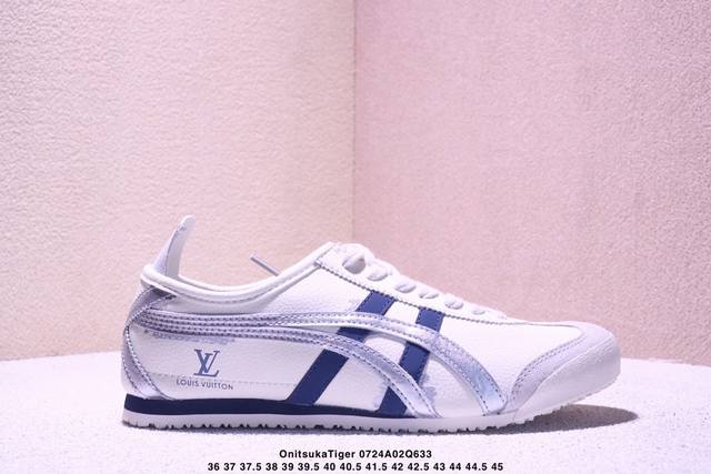 Onitsukatiger Onitsuka Tiger LV co-branded low-top sports casual shoes in navy b