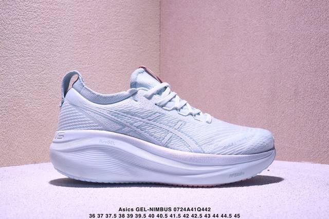 Asics Gel-Nimbus 27 Asics summer mesh running shoes The upper adopts a double-la
