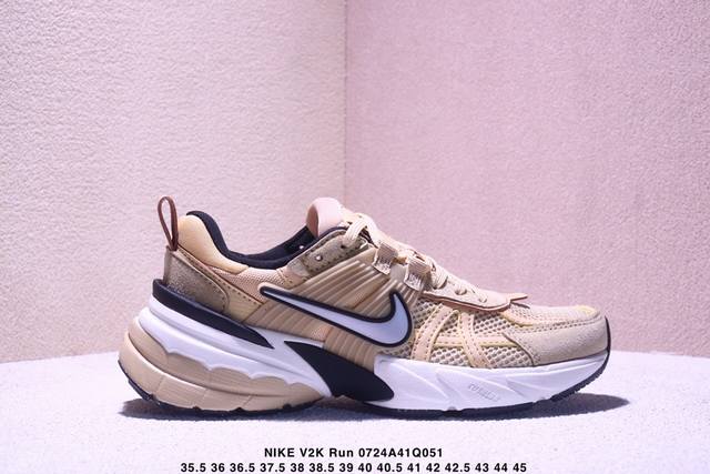Nike V2K Runtekk corporate version shock-absorbing and non-slip retro low-top ru
