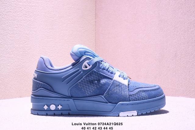 genuine Louis Vuitton Trainer Sneaker Low new Lv Louis Vuitton casual sports cul