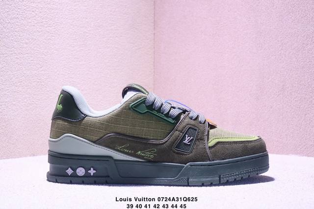 genuine Louis Vuitton Trainer Sneaker Low new Lv Louis Vuitton casual sports cul