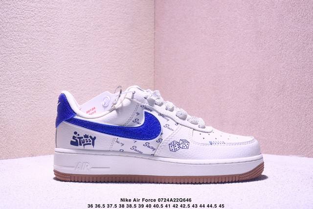 Limited Edition Overseas Sale! Corporate-grade Nike Air Force 1 '07 Low "Stussy