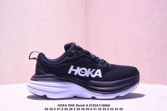 Corporate-level Hoka One One Bondi 8 Retro Comfort Non-slip Wear-resistant Low-t