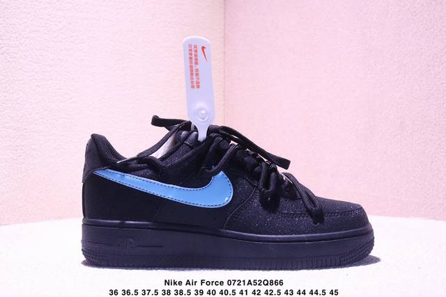 Nike Air Force 1 '07 low-top versatile casual sneaker. Its soft, springy cushion