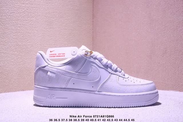 Nike Air Force 1 '07 low-top versatile casual sneaker. Its soft, springy cushion