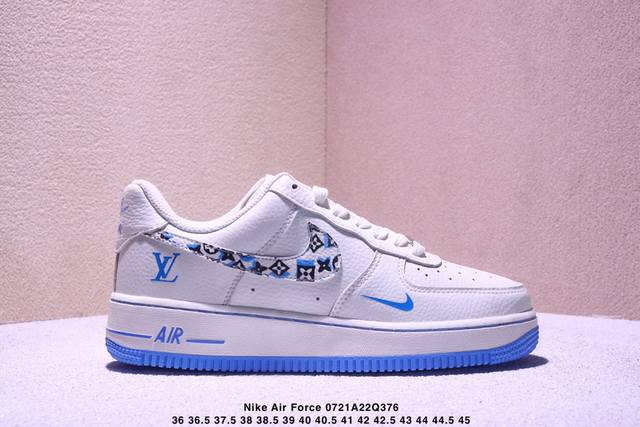 Corporate-level Nike Air Force1 07 Low Custom Air Force Original last and origin