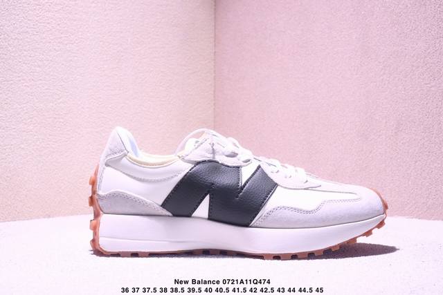 New Balance Nb 471 series fabric cow split leather retro fashion non-slip wear-r