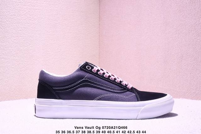 Vans Vault Og Style 36 Black Warrior G-Dragon Small Head Series Casual Low-Top C
