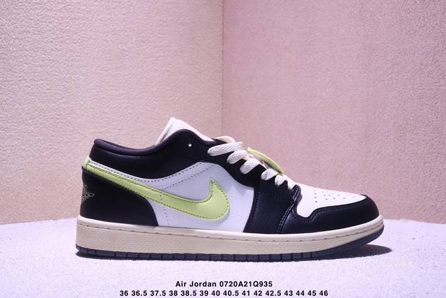 Air Jordan 1 Low 85 Fall League low-top black, white, and green Aj1 Jordan 1 gen
