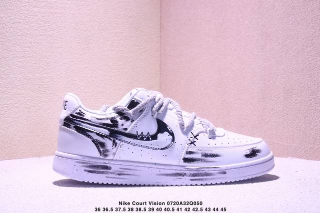 Corporate Nike Court Vision 1 Low Interstellar Gray Comfortable and Versatile Gr
