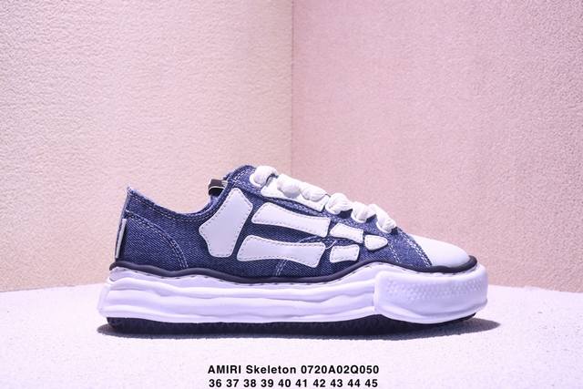 Amiri Skeleton High Skel Top Sneakers - Low-top Los Angeles Street Kings, origin