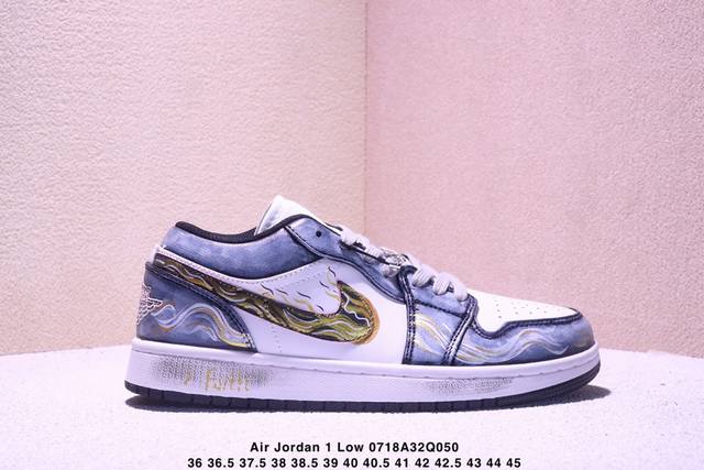 Corporate-grade Nike Air Jordan 1 Low Aj1 Qiao 1 low-top casual sneakers synchro
