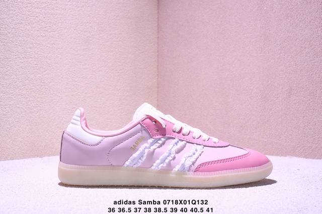 Ad Original Samba Og Retro Classic Lightweight Sneakers White and Green Ig1024 P