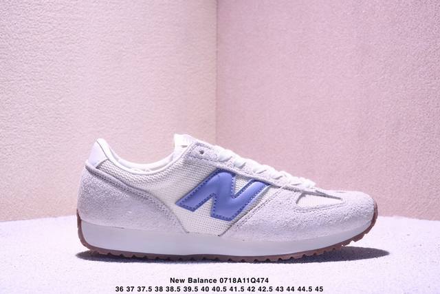 New Balance Nb 471 series fabric cow split leather retro fashion non-slip wear-r