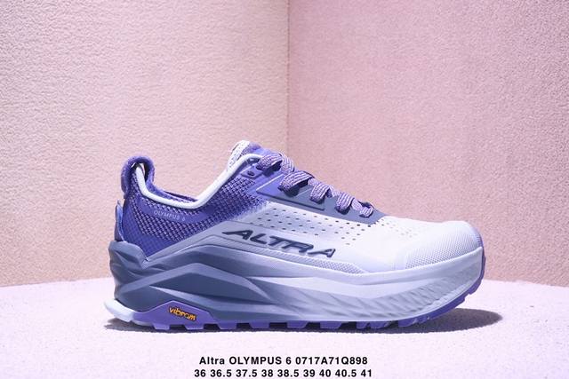 Corporate-level Altra M Olympus 6 Shock Rebound Lightweight Running Shoes Men's