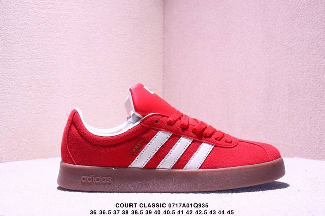 adidas Ad Neo Vl Court Classic men's and women's casual sneakers. Mastering anti