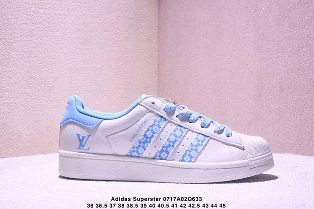 genuine label Adidas Originals Superstar shell toe series Adidas clover low-top