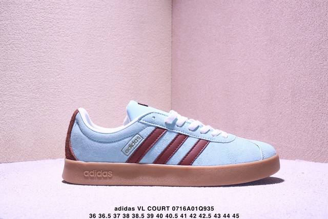 adidas Ad Neo Vl Court Classic men's and women's casual sneakers. Mastering anti