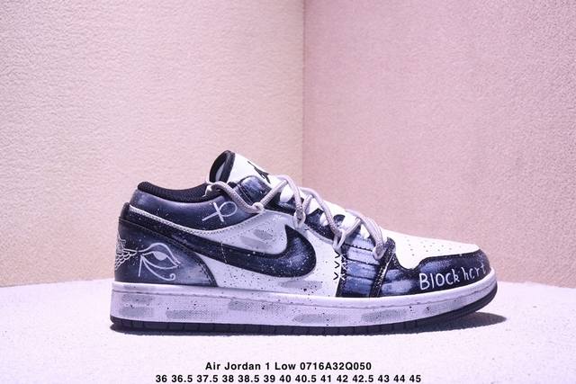 Nike Air Jordan 1 Low Aj1 Joe 1 low-top casual sneakers synchronized with the of