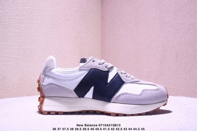 New Balance Nb327 Series Retro Leather Casual Running Shoes Ws327Ra The new New