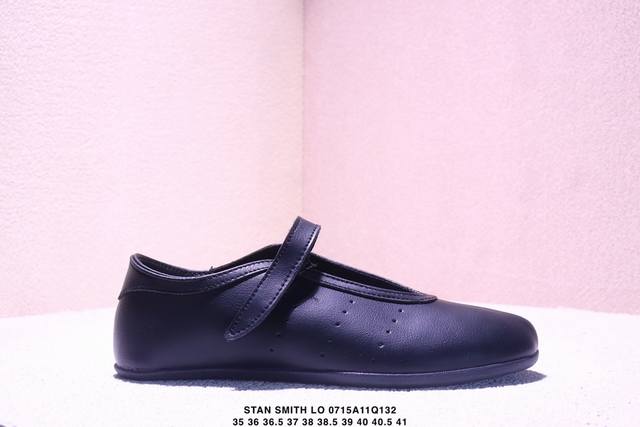Corporate-level Adidas Stan Smith Lo Ballet W One-word Buckle Mary Jane Single S