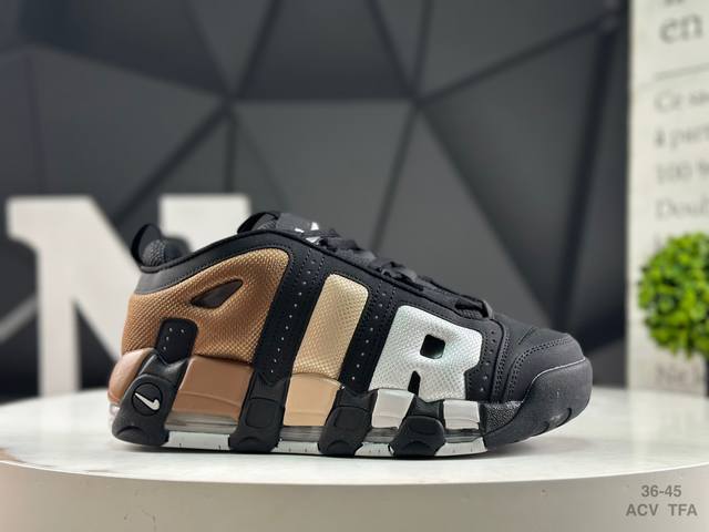 Nike Wmns Air More Uptempo Gs Barely Green Pippen original series classic high s