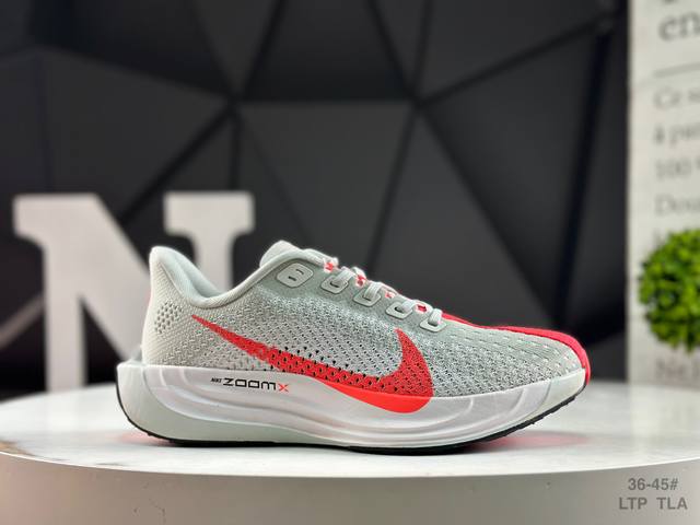 Authentic Nike Reactx Pegasus Plus Next Nature running shoes with a half-size la