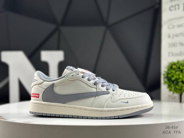 Nike Travis Scott x Fragment Design x Air Jordan 1 Low Og Sp Aj1 Joe 1 Supreme c