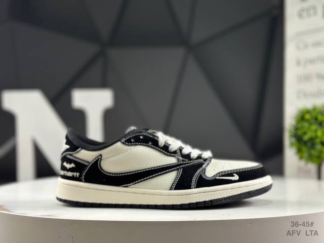 Nike Aj1 Travis Scott X Air Jordan 1 "Reverse Mocha" Aj1 Joe 1 Ts Lightning join