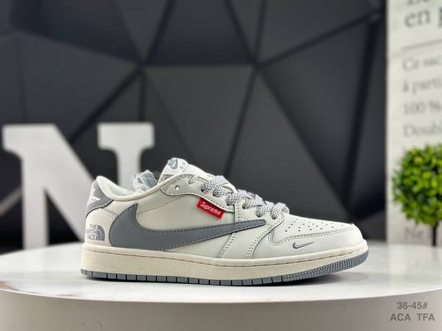 Nike Travis Scott x Fragment Design x Air Jordan 1 Low Og Sp Aj1 Joe 1 joint low