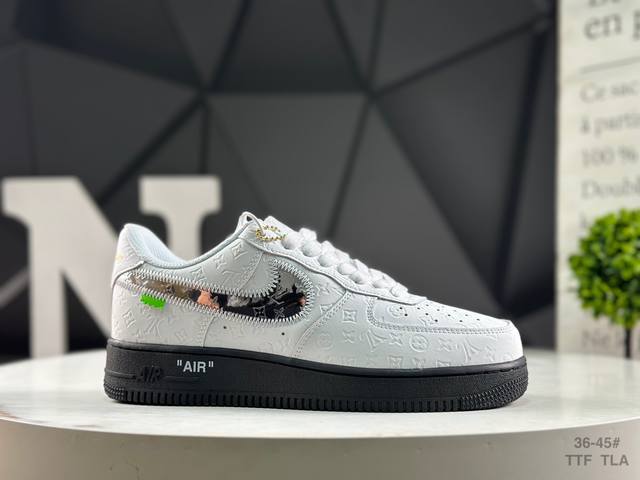 The Louis Vuitton x Nike Air Force 1 Low LV collaboration marks the first time a