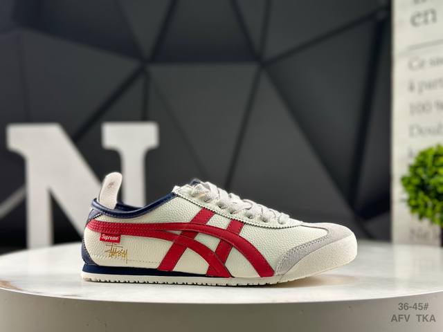 ASICS Onitsuka Tiger Mexico 66, a classic retro sneaker market leader. Overseas