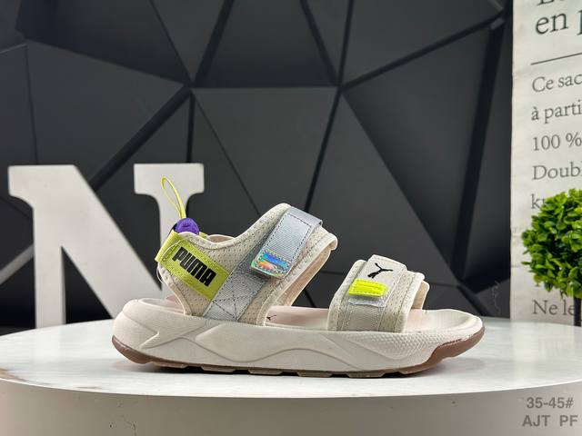 Puma Using nylon webbing strips and Velcro adjustment design Foam lightweight cu