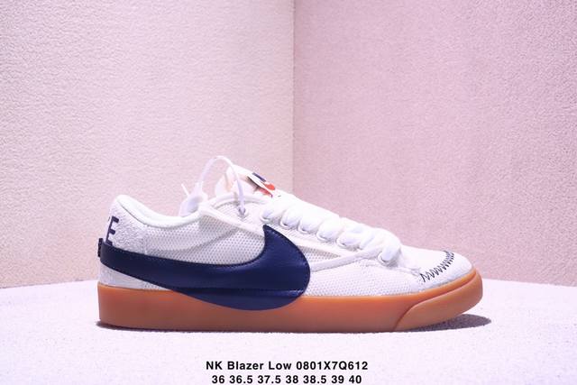 genuine label NK Blazer Low'77 Jumbo classic versatile low-top pioneer casual sp