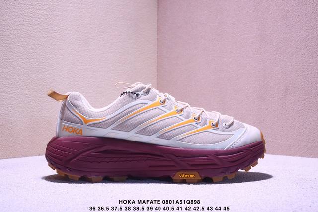 Corporate-level Hoka Mafate Speed Three 2 ultra-light thick-soled lightweight mo