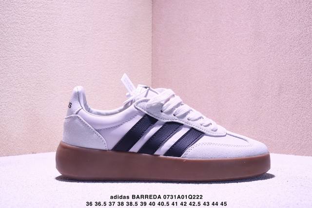 Adidas Barreda comfortable and versatile fashion low-top sneakers for men and wo